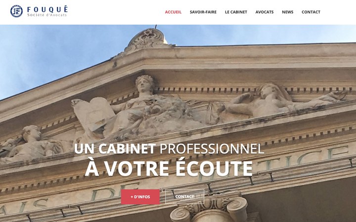 Aperçu du site JFF Avocats