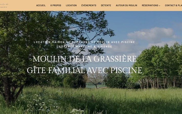Aperçu du site Moulin de la Grassière
